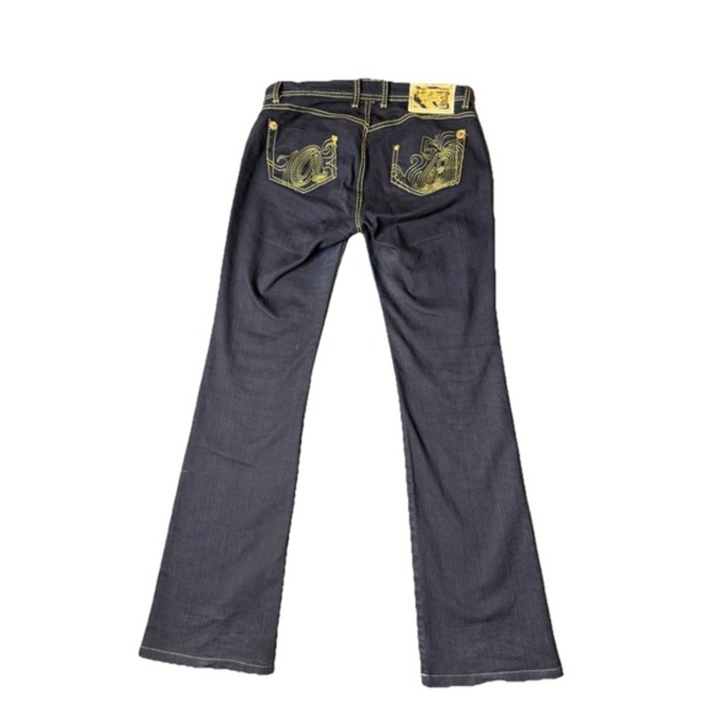 Apple‎ Bottom Boot Cut Jeans Women Size 7/8 Embroidered Pocket 90s/Y2k Vintage - Picture 8 of 13